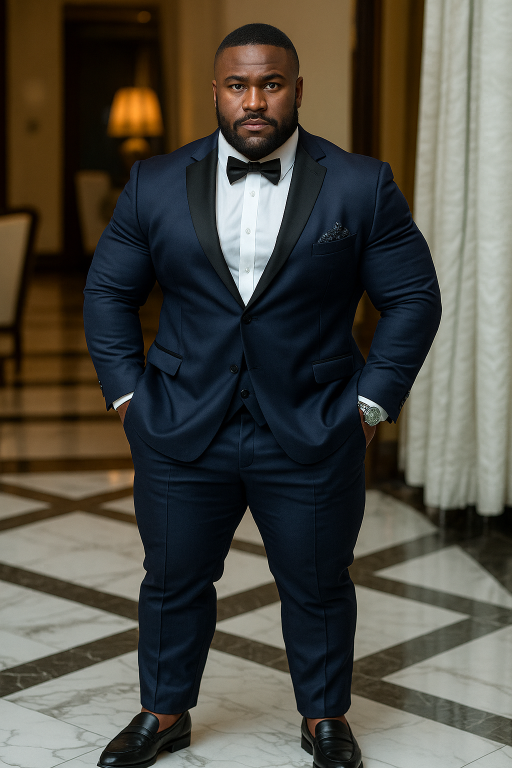 Plus sized suit 3