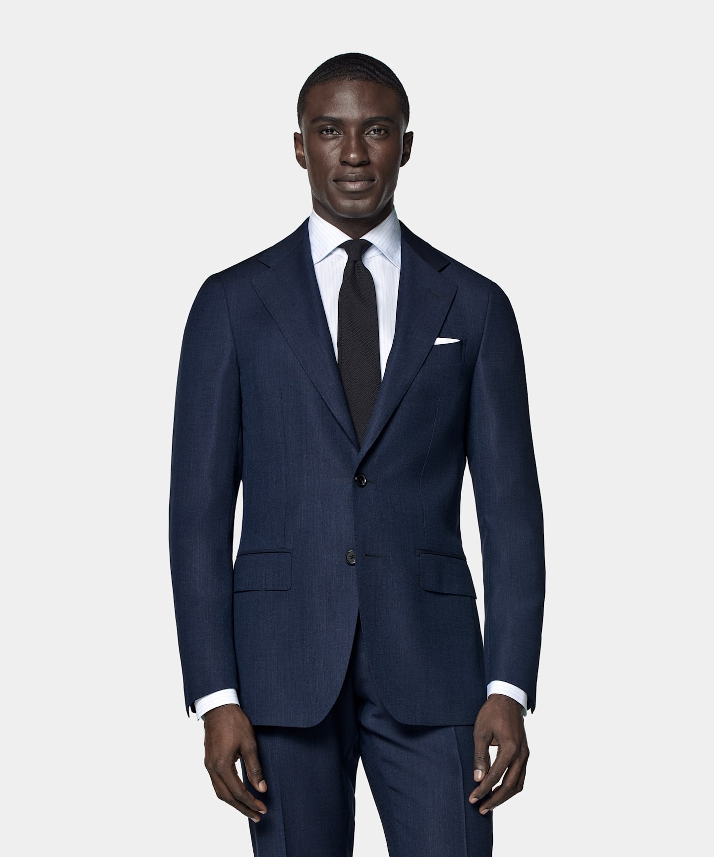 Navy Tailored Fit Havana Suit