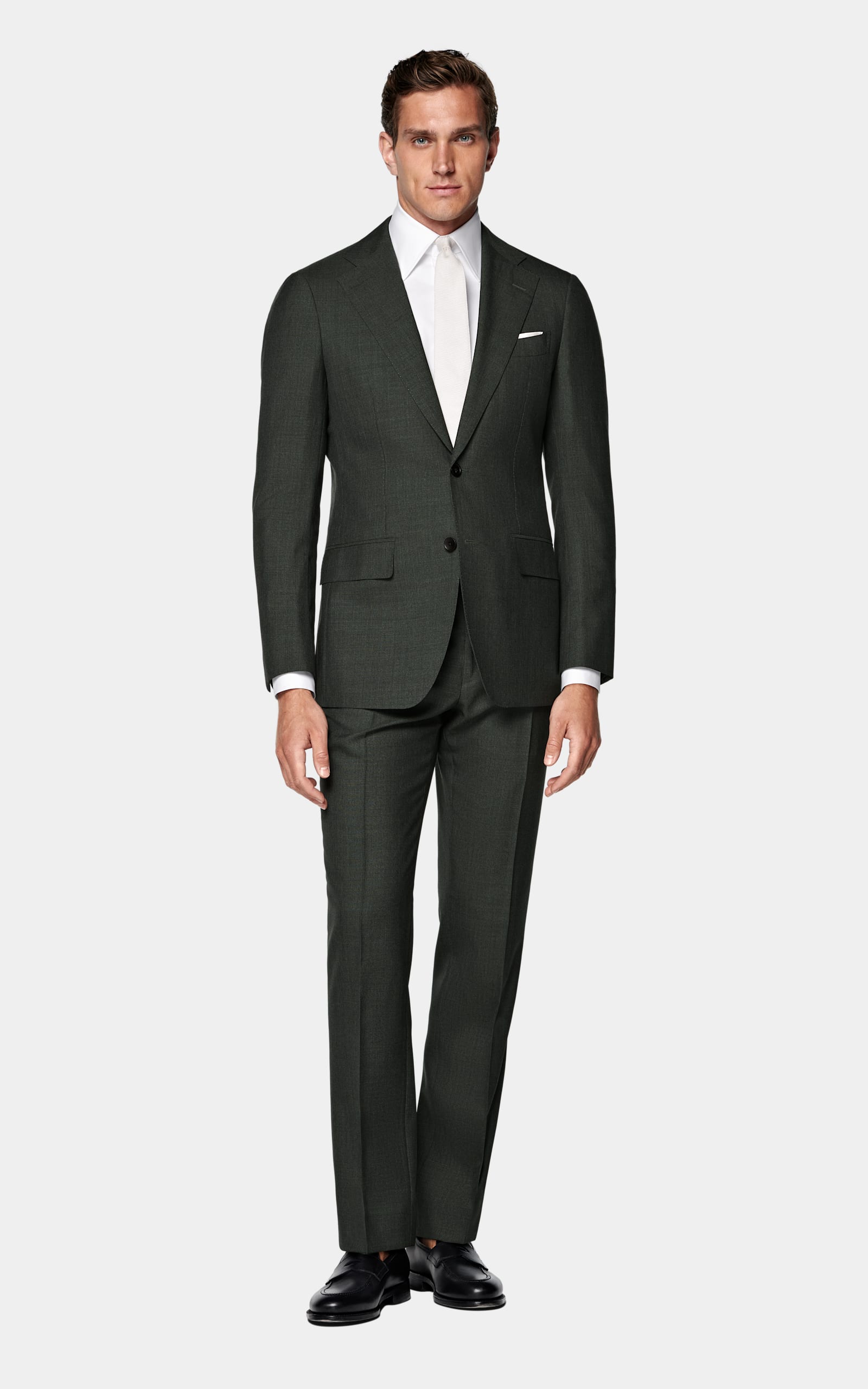 Dark green prennial tailored suit