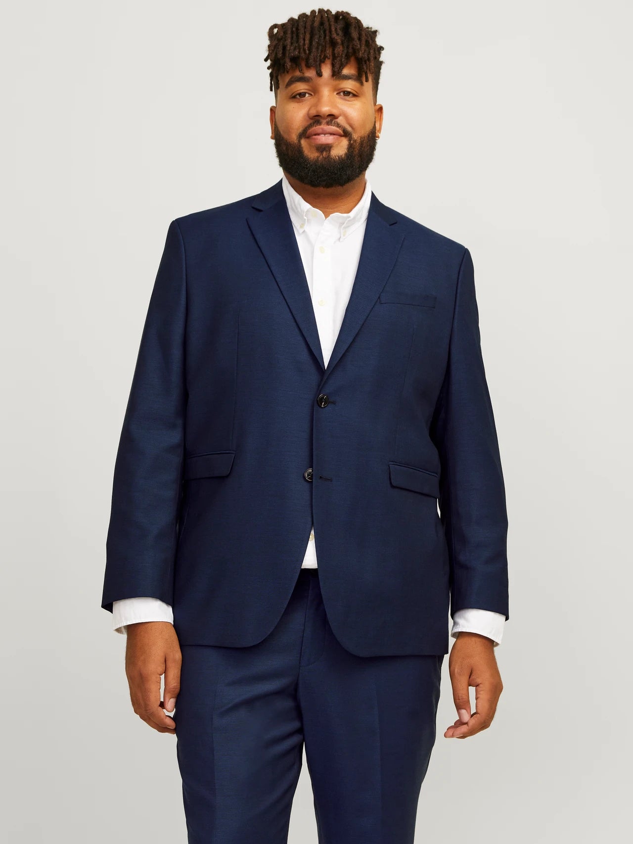 Plus Size Regular Fit Suit | Navy