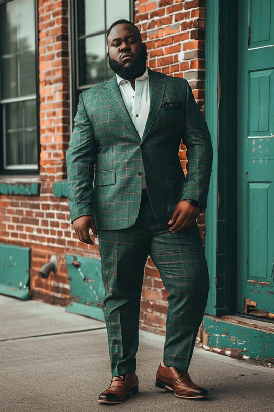 Plus sized suit 9