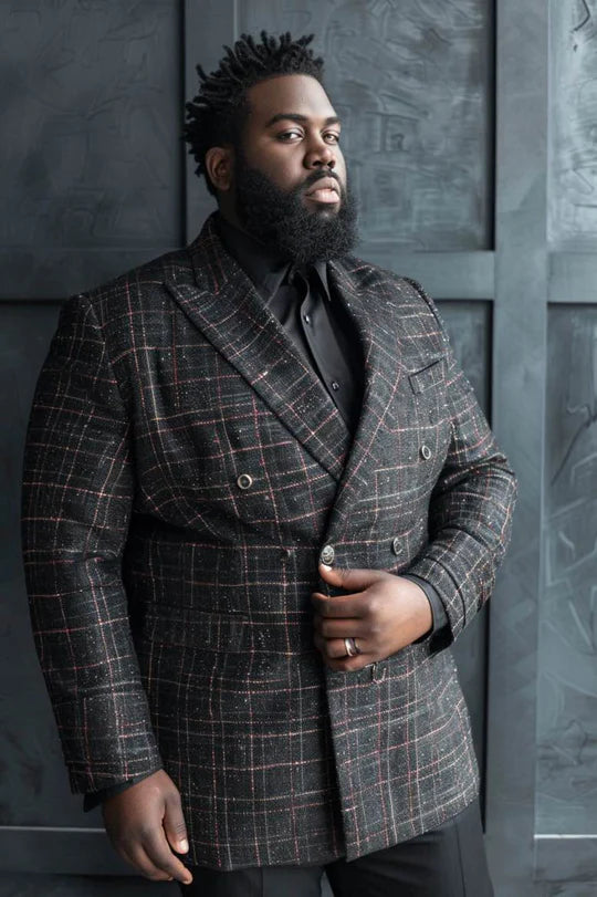 Plus sized suit 7